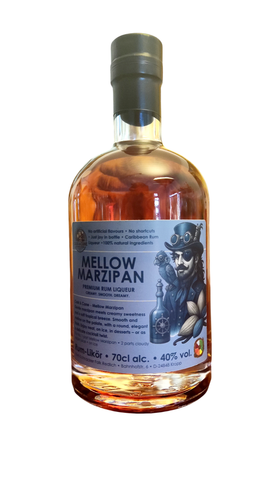 Cask & Cane | Mellow Marzipan - Premium Rum Liqueur - 40% vol. - 700 ml