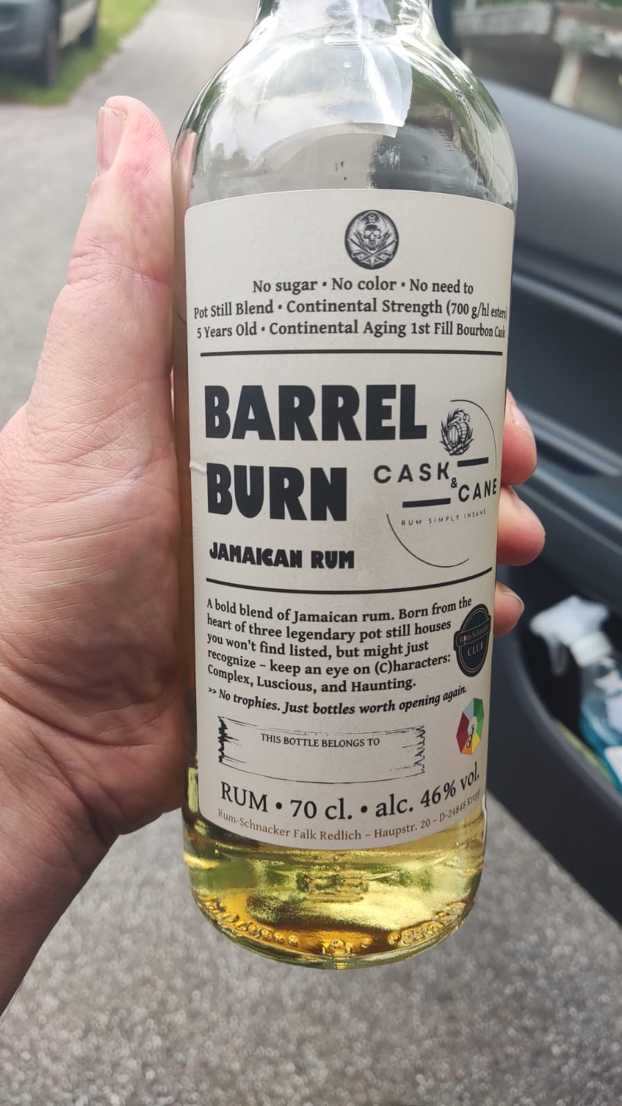 Cask & Cane | Barrel Burn - Jamaican Rum - 46% vol - 700 ml - limitiert