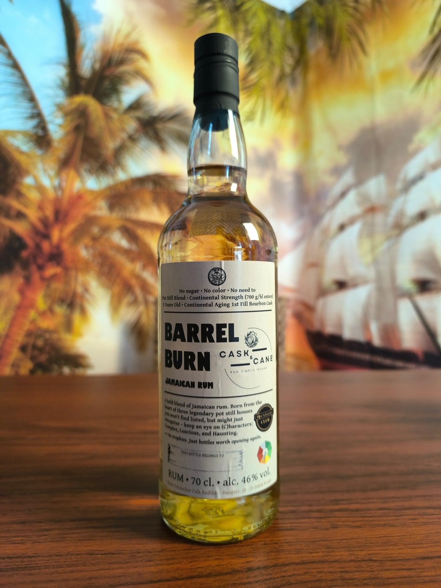 Cask & Cane | Barrel Burn - Jamaican Rum - 46% vol - 700 ml - limitiert