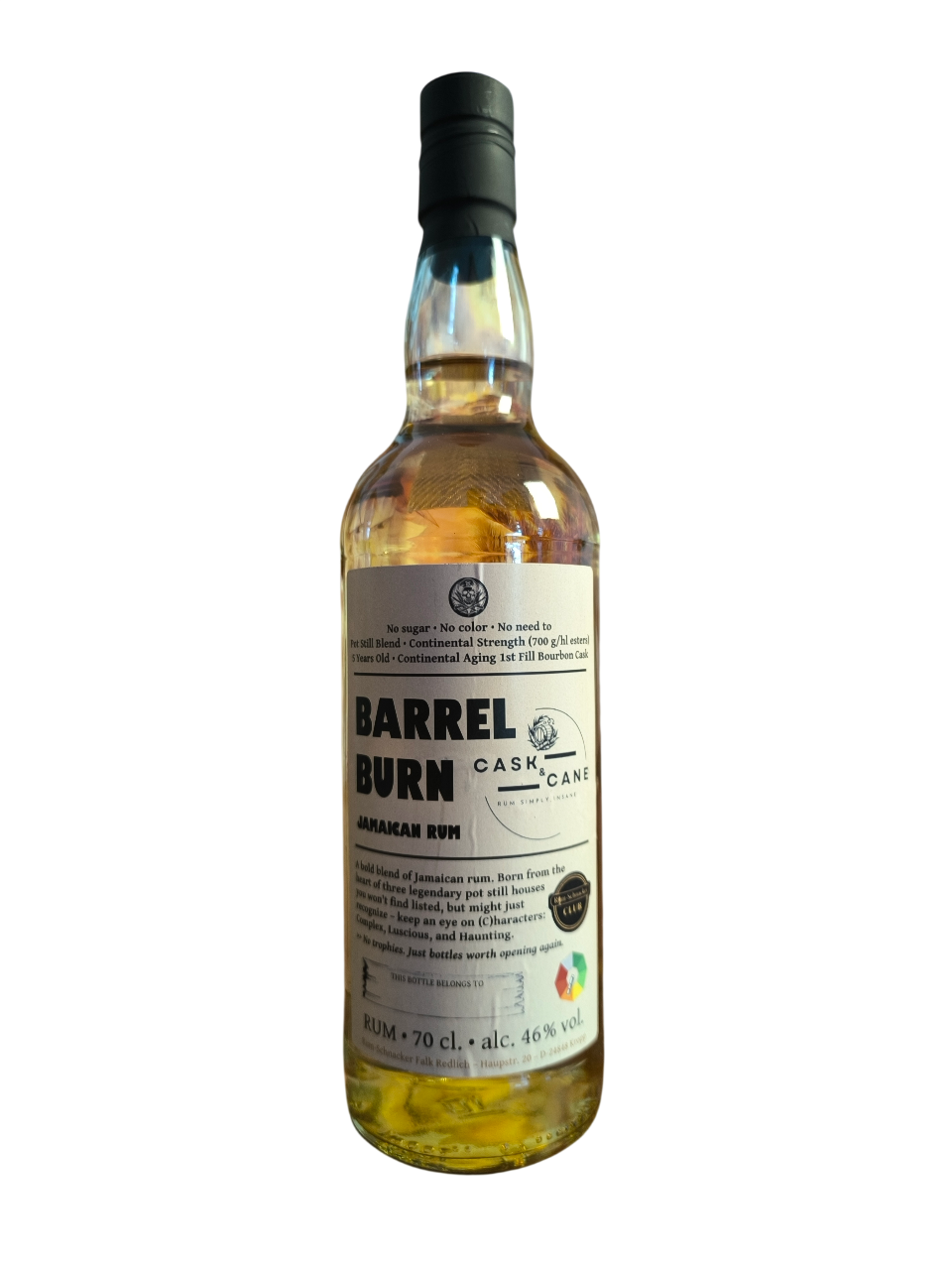 Cask & Cane | Barrel Burn - Jamaican Rum - 46% vol - 700 ml - limitiert