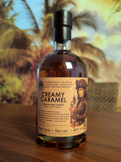 Cask & Cane | Creamy Caramel - Premium Rum Liqueur - 40% vol. - 700 ml