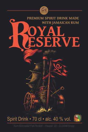 Cask & Cane | ROYAL RESERVE - Premium Spirit Drink - 40% vol. - 700 ml