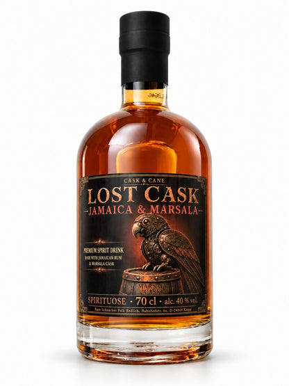 Cask & Cane | LOST CASK Jamaica & Marsala - Premium Spirit Drink - 40% vol. - 700 ml
