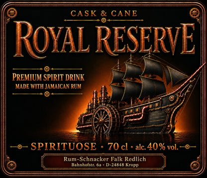 Cask & Cane | ROYAL RESERVE - Premium Spirit Drink - 40% vol. - 700 ml